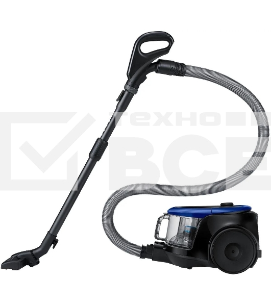 Пылесос Samsung VC18M2110SB/EV синий/черный, 380/1800 Вт, уборка сухой, пылесборник контейнер 1.5 л