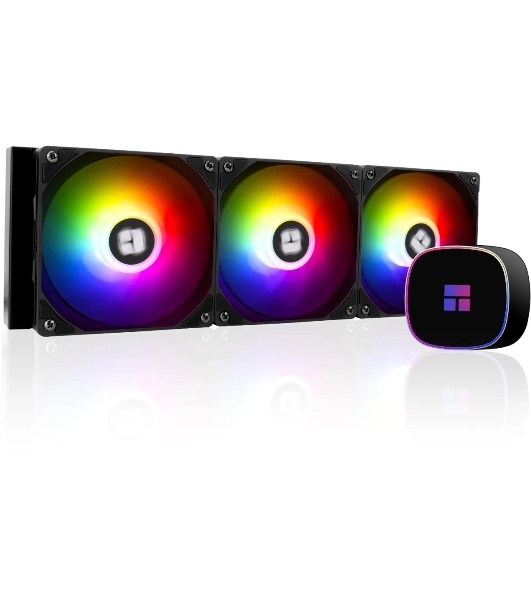 Система жидкостного охлаждения Thermalright Frozen Horizon 360 V2 ARGb Soc-AM5/AM4/1200/1700/1851 черный 4-pin 29.5dB Al Ret (F-HORIZON-360-BL-V2)