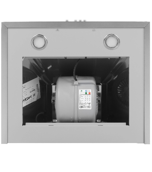 Вытяжка каминная Elikor Вента 60Н-650-К3Д серебристый, 59 см, 650 куб. м/ч, 56 дБ