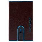 Чехол для кредитных карт Piquadro Blue Square PP4825B2BLR/MO, натур.кожа, красное дерево, фото 1