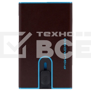 Чехол для кредитных карт Piquadro Blue Square PP4825B2BLR/MO, натур.кожа, красное дерево