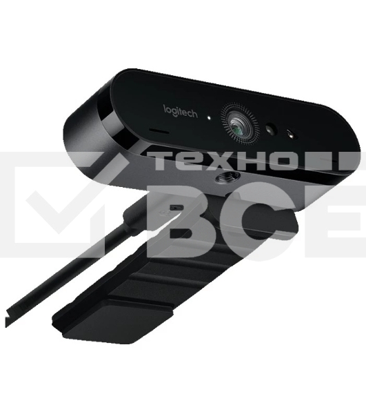 Камера Web Logitech Brio Ultra HD черный 13Mpix (4096x2160) USB3.0 с микрофоном (960-001105/960-001107)