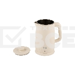 Чайник электрический Homestar HS-1006 1.8л бежевый, двойной корпус, фото2