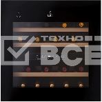 Винный шкаф LEX LWD6036BL dual zone PP 1-нокамерн. черный (CHAT500008), фото5
