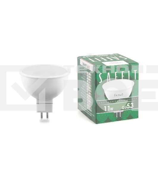 Лампа светодиодная SAFFIT SBMR1611 (55152) 11 вт 230в GU5.3 белый