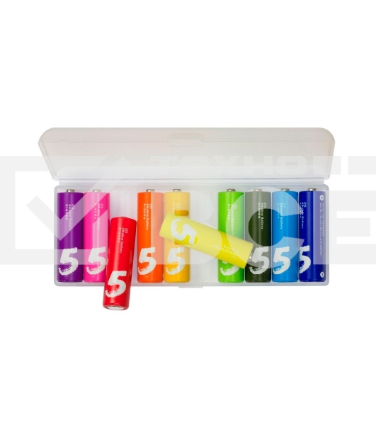 Прочее ZMI Батарейки ZI5 AA501 AA rainbow alkaline battery (10pcs) (ZMKAA501CNCM) 