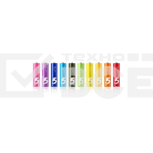 Батарея CUKTECH AA rainbow alkaline (10 шт.)