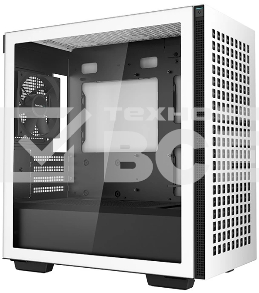 Компьютерный корпус Deepcool CH370 белый без БП mATX 1x120мм 1xUSB 2.0 1xUSB 3.0 audio bott PSU