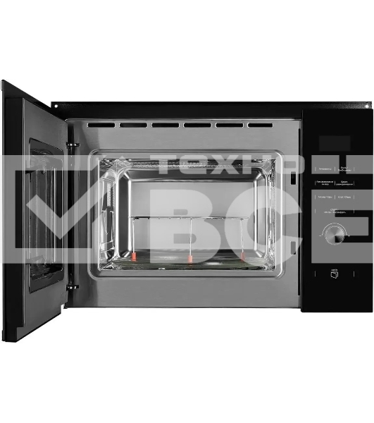 Встраиваемая микроволновая печь Kuppersberg HMW 650 BL встраиваемая, 38х56х55 см, 25л., 900Вт, 8 программ, гриль, черный