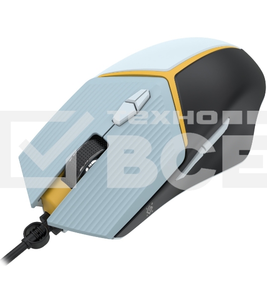 Мышь проводная Defender Shotgun GM-176 серый, 3600 dpi, USB, кнопки - 6