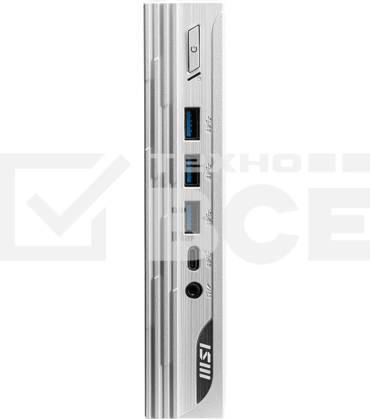 Мини ПК MSI Pro DP10 13M-251RU i5 1340P (1.9) 16Gb SSD 512Gb Iris Xe Win 11Pro 2.5xGbitEth WiFi BT 120W белый (9S6-B0A612-251)