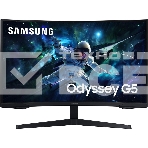 Монитор 32' Samsung S32CG550EI VA 2560x1440, 165 Гц, 1 мс, 16:9, 300 кд/м2, 1xHDMI, 1хDP, изогнутый, черный, фото 1