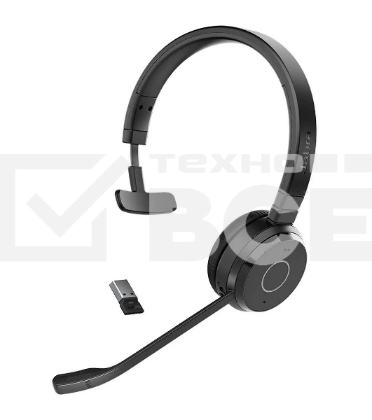Гарнитура беспроводная Jabra Evolve 65 TE, Link 390a MS Mono (PN: 6693-833-309)