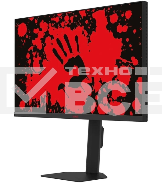 Монитор 27' Bloody MN1X IPS 2560x1440, 210 Гц, 5 мс (1 мс MPRT), 16:9, 600 кд/м², 2xHDMI 2.1, DP 1.4, 3.5 Jack, динамики (2x3 Вт), HDR10, FreeSync, G-Sync, черный