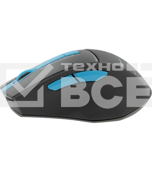 Мышь беспроводная A4Tech Fstyler FG30S серый/синий, 2000 dpi, радиоканал, USB, кнопки - 5