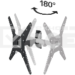 Кронштейн для телевизора Hama 00220823 черный 32'-65' макс.20кг настенный поворот и наклон, фото2