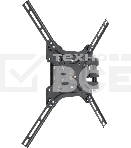 Кронштейн для телевизора Hama R1 118156 черный, 32'-65' макс. 25 кг, настенный, поворотно-выдвижной и наклонный