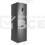 Холодильник Maunfeld MFF195NFIX10 нержавеющая сталь двухкамерный 252/98л морозилка снизу, No Frost, фото 1