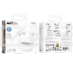 Наушники TWS Borofone FQ14 белый, вкладыши, Bluetooth, до 4 ч, фото2