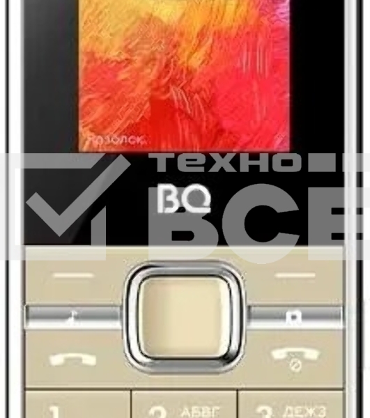 Мобильный телефон BQ 1868 Art+ золотистый