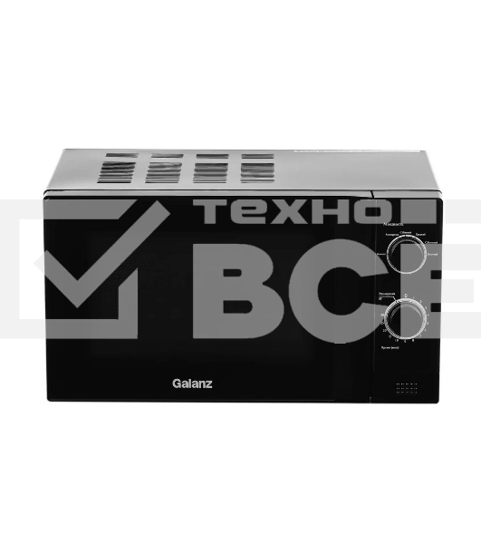 Микроволновая печь Galanz MOS-2009MB черный 20л 700Вт поворотный механизм