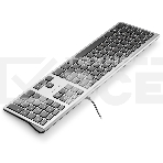 Клавиатура Oklick 890S проводная, USB, серый/черный, фото3