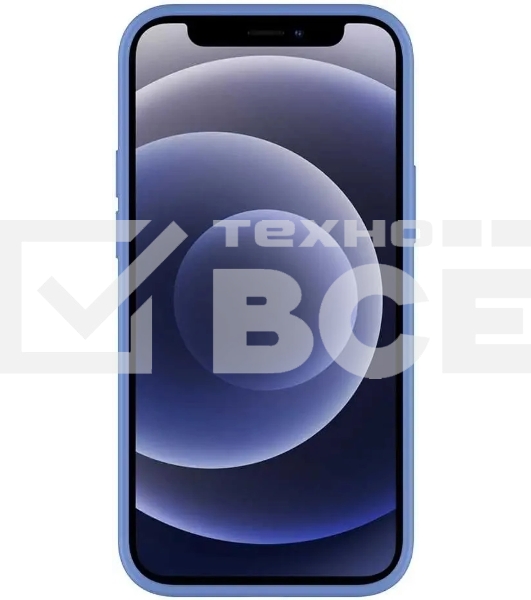Чехол (клип-кейс) DEPPA Gel Color, для Apple iPhone 12 mini, синий 87762