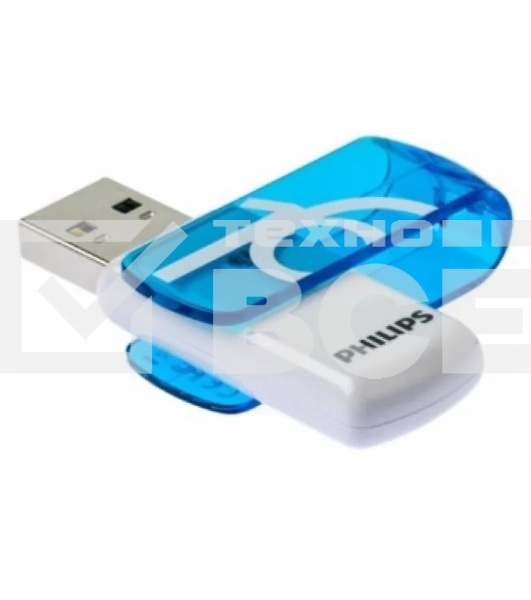 Флеш диск 16GB PHILIPS VIVID2.0 16GB, USB 2.0