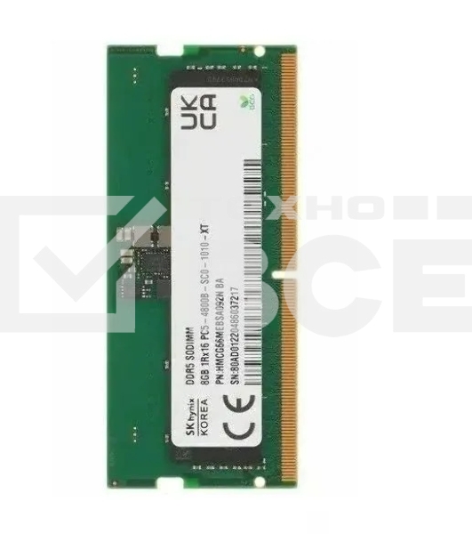 Оперативная память Hynix, DDR5, 8GB (1x8GB), 4800MHz, CL40, SO-DIMM