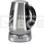 Чайник электрический Hyundai HYK-S7770 1.7л. 2200Вт серебристый/черный корпус: металл, фото4