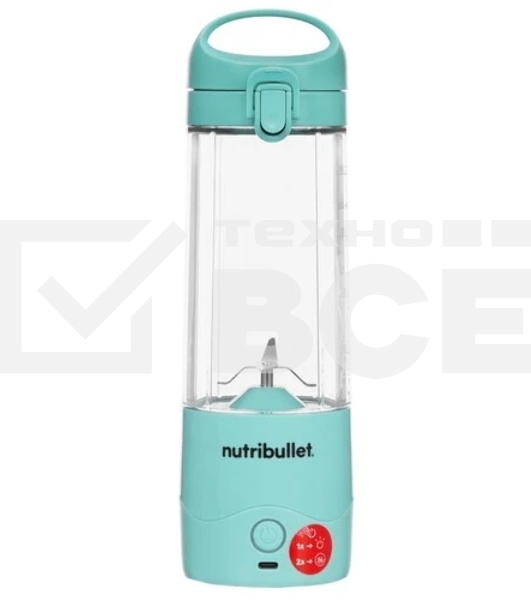 Блендер портативный Nutribullet NBP003LBL, голубой