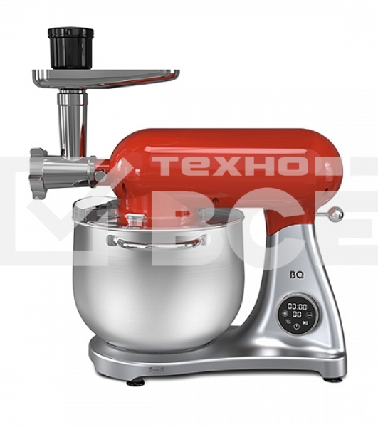 Планетарный миксер BQ MX851 Красный-Серебристый