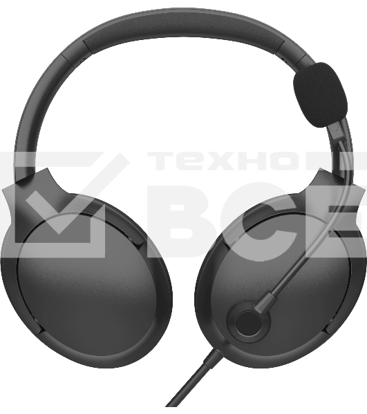Наушники с микрофоном A4Tech Fstyler FH280U черный 2м мониторные USB оголовье