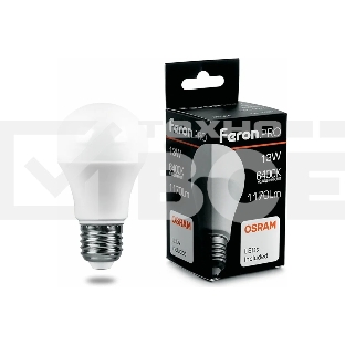 Лампа светодиодная FERON PRO LB-1013 (38034) шар E27 13W 6400K