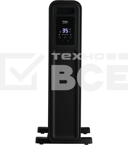 Радиатор масляный Beko Winter Range RHO 8323 B черный, 2300 Вт, 25 м2, термостат