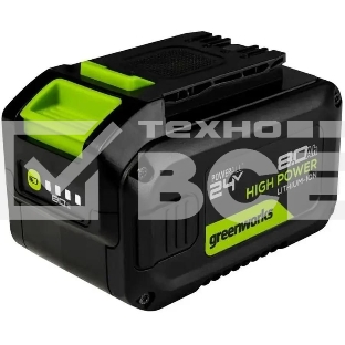 Аккумулятор GreenWorks G24HP8 24V, 8Ач (2957907)