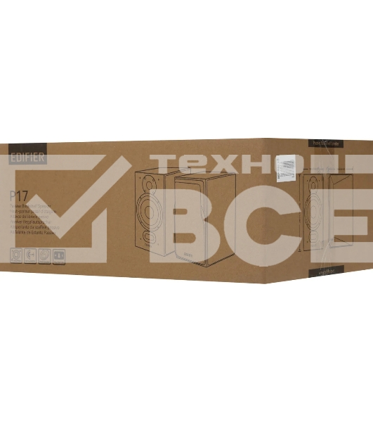 Колонки Edifier P17 2.0 коричневый 20Вт