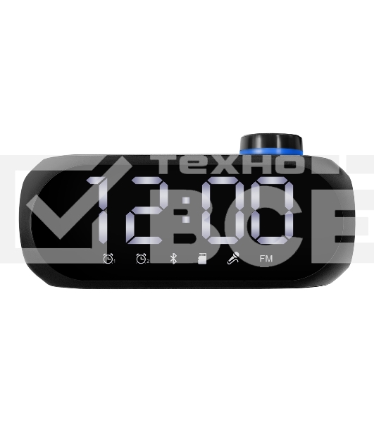 Колонка-часы ExeGate Yo 520 Bluetooth 3 Вт черный