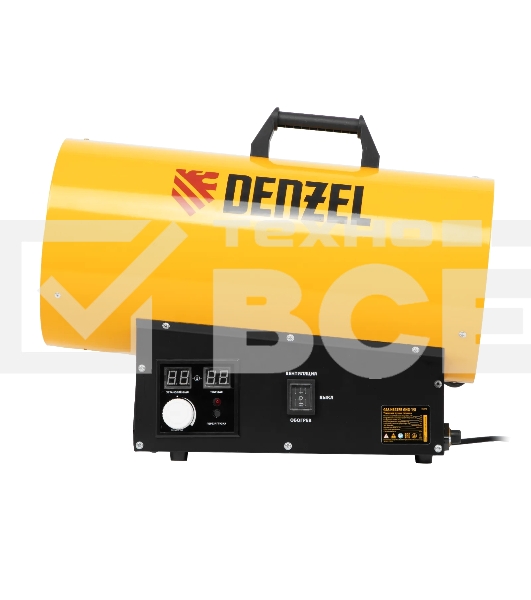 Газовая тепловая пушка Denzel GHG-15i, 15 кВт, цифровой термостат, пропан-бутан