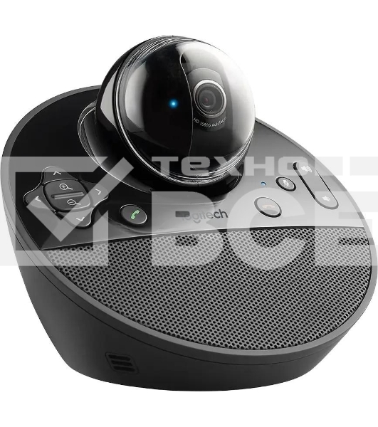Веб-камера Logitech Conference Cam ВСС950 черный 3Mpix (1920x1080) USB2.0 с микрофоном (960-001005)