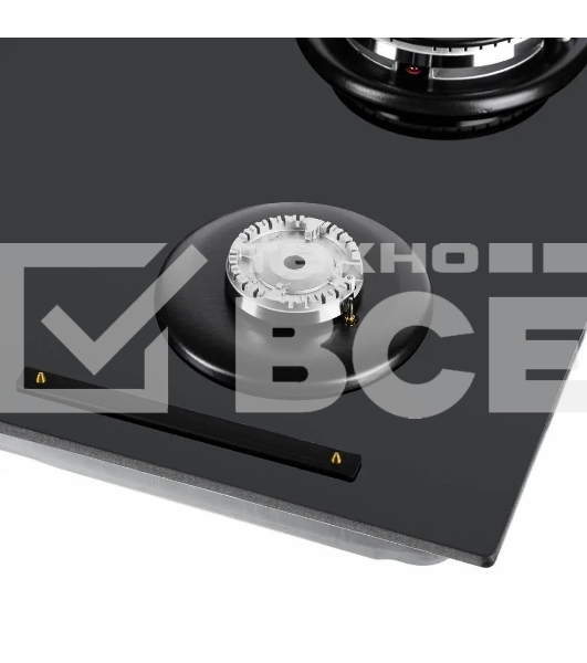 Газовая варочная панель Maunfeld EGHG.64.63CB/G, 4 конфорки, закаленное стекло, черный