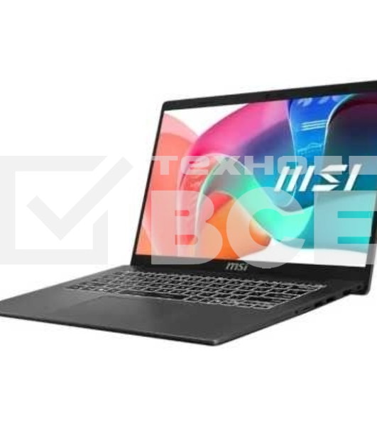 Ноутбук MSI Modern 14 F1MG/14'/IPS/Intel Core 5 120U/16Gb/1Tb SSD/Intel Graphics/DOS/серый/1.5kg