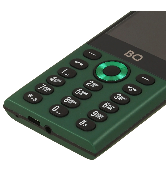 Мобильный телефон BQ 3598 Barrel XXL зеленый/черный