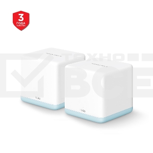 Система MESH AC1200 Whole Home Mesh Wi-Fi System, 2 Internal Antennas, 2 GB ports  (WAN/LAN)