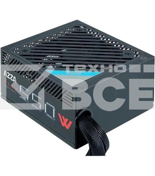 Блок питания Azza ATX 550W PSAZ-550W 80+ bronze (20+4pin) APFC 120mm fan 5xSATA RTL
