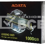 Накопитель SSD ADATA LEGEND 800, 1Tb, PCIe 4.0 x4, M.2 2280, NVMe, R/W 3500/2200, с радиатором, фото15