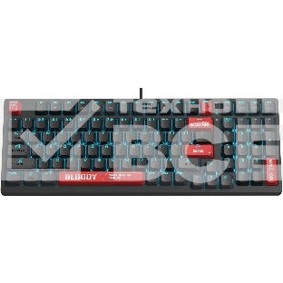 Клавиатура A4Tech Bloody AT98 проводная USB черный/красный