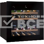 Винный шкаф LEX LWD6036BL dual zone PP 1-нокамерн. черный (CHAT500008), фото6