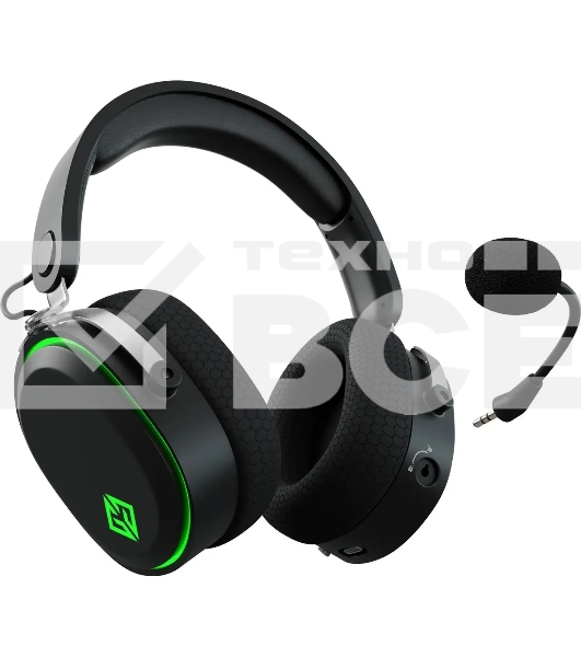 Наушники с микрофоном GMNG GG-HS405W черный мониторные BT/Radio/3.5mm оголовье