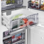 Встраиваемый холодильник Maunfeld MBF19354NFWGR LUX Inverter белый двухкамерный 209/64 л морозилка снизу, No Frost, фото9
